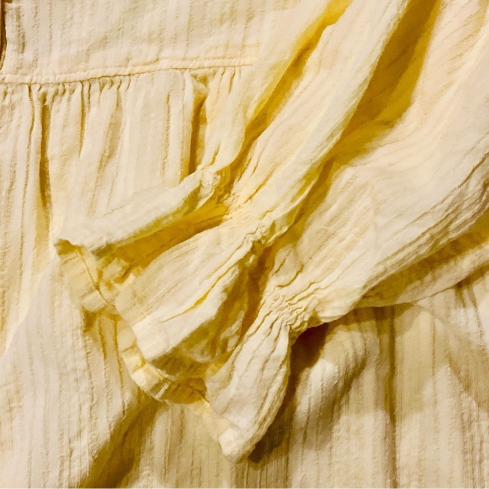 Able Jane Maxi Dress Granny Prairie 3/4 Sleeve Pockets Tiered Cottagecore Lined - Picture 8 of 10